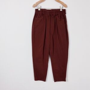 Chüyü Women's Barrel Baggy Pants in Brown Gorpcore Size Medium Pull-on Fall